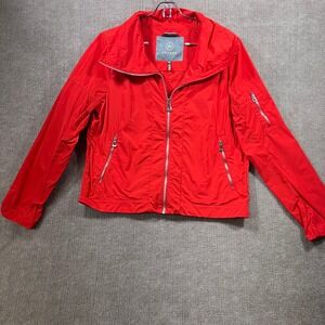 AETHER Red Lightweight Full Zip Jacket Women's Size Small